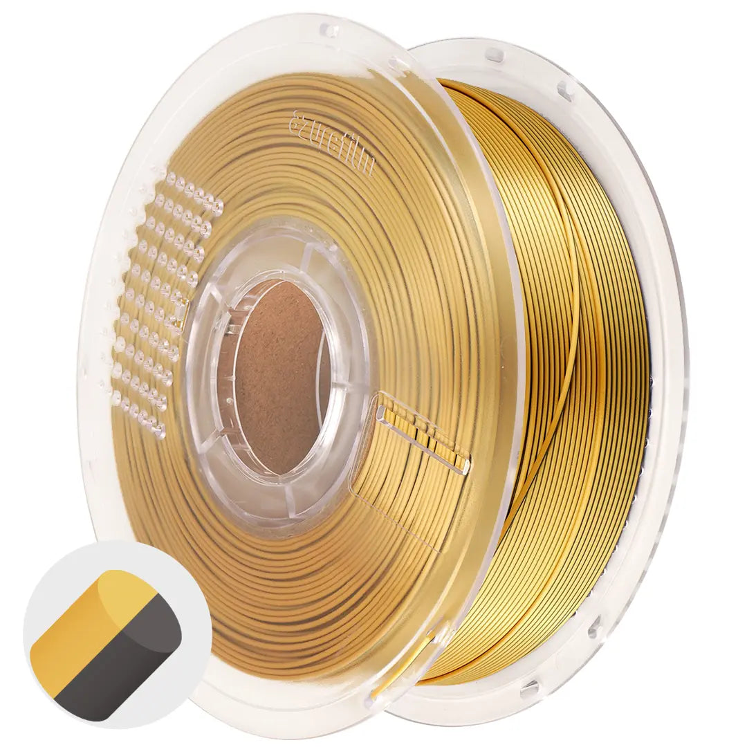 Azurefilm PLA Silk Dual Color Golden Shadow 1000g