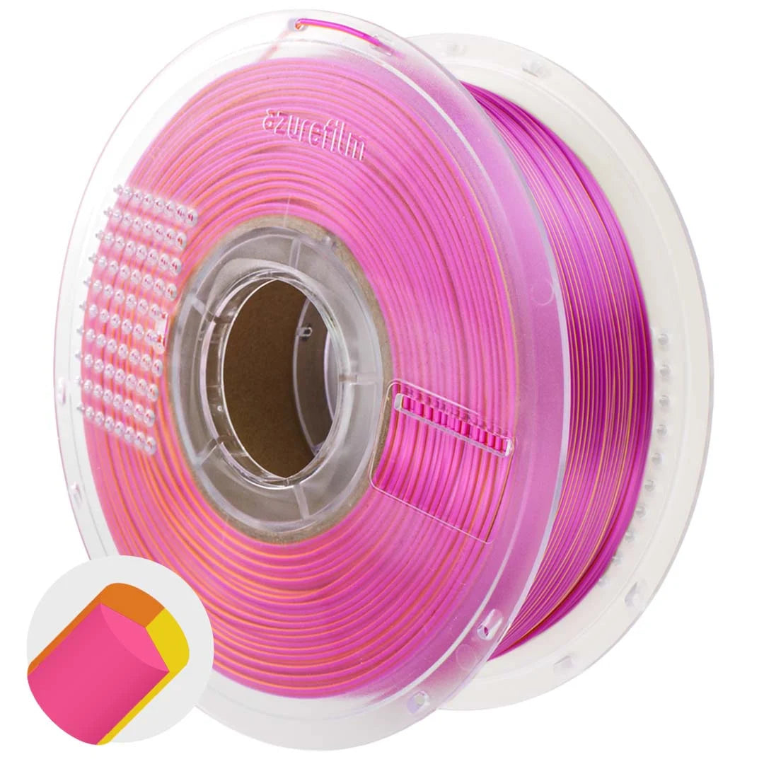 Azurefilm PLA Silk Tri Color Sunset Blaze 1000g