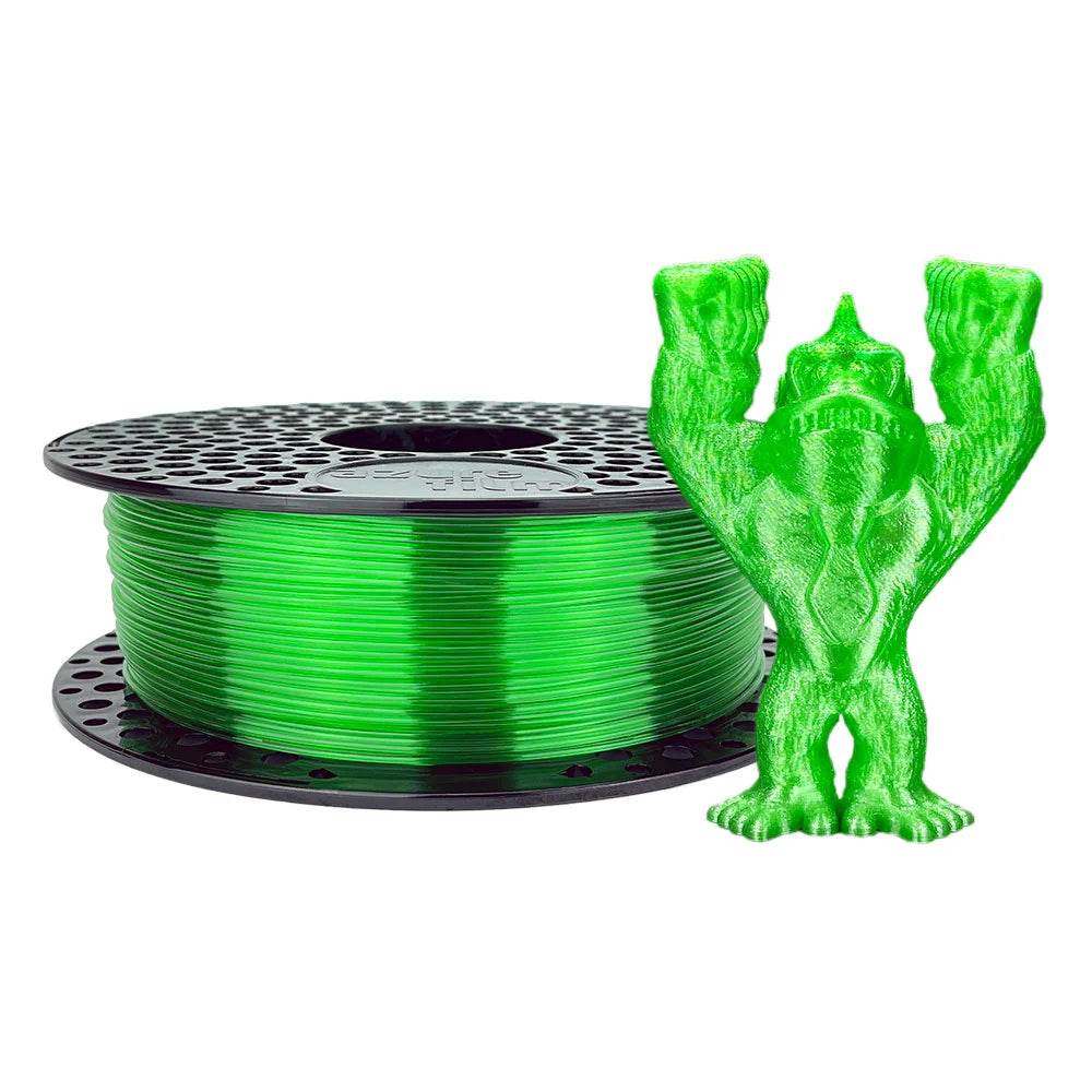 Azurefilm PETG Transparent Filament Green 1000g