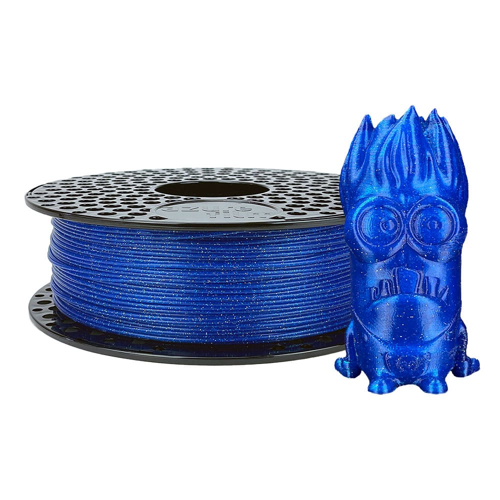 Azurefilm PLA Glitter Filament Blue Glitter 1000g