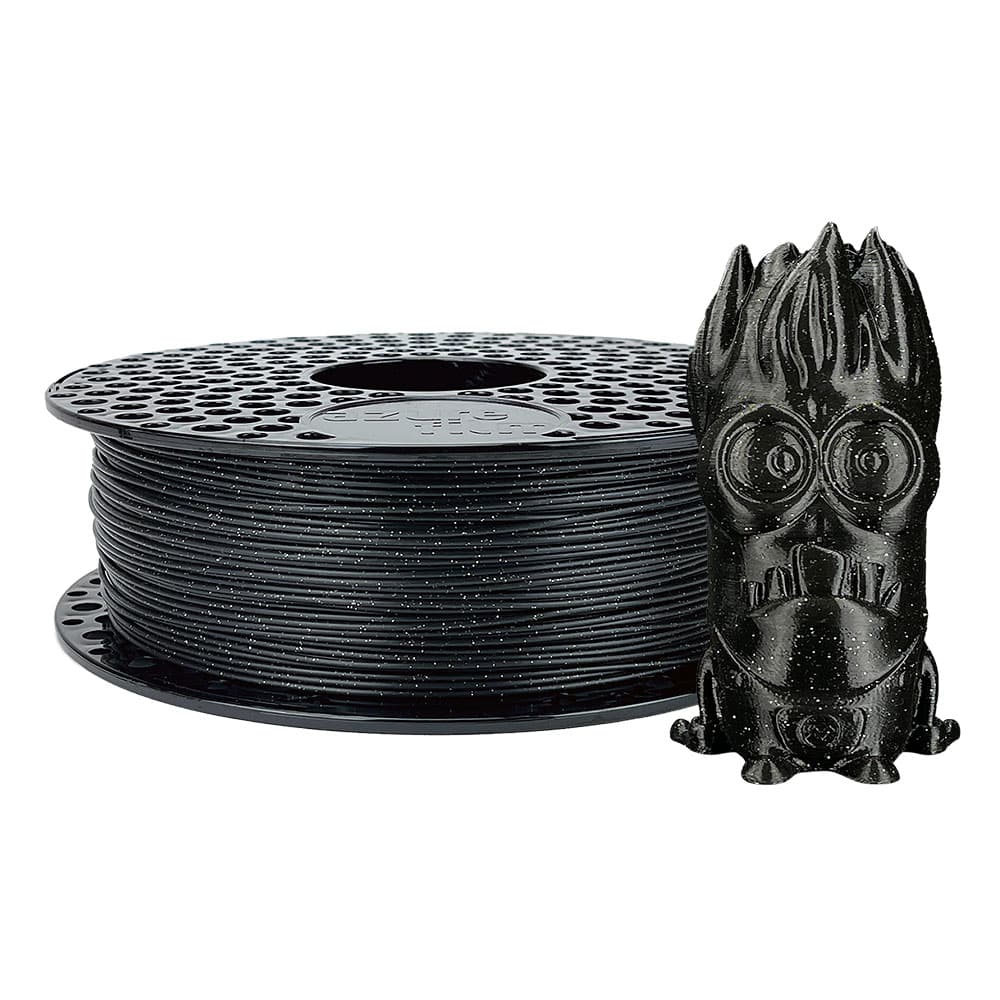Azurefilm PLA Glitter Filament Black 1000g
