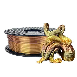 Azurefilm PLA Silk Filament Rainbow Amber 1000g