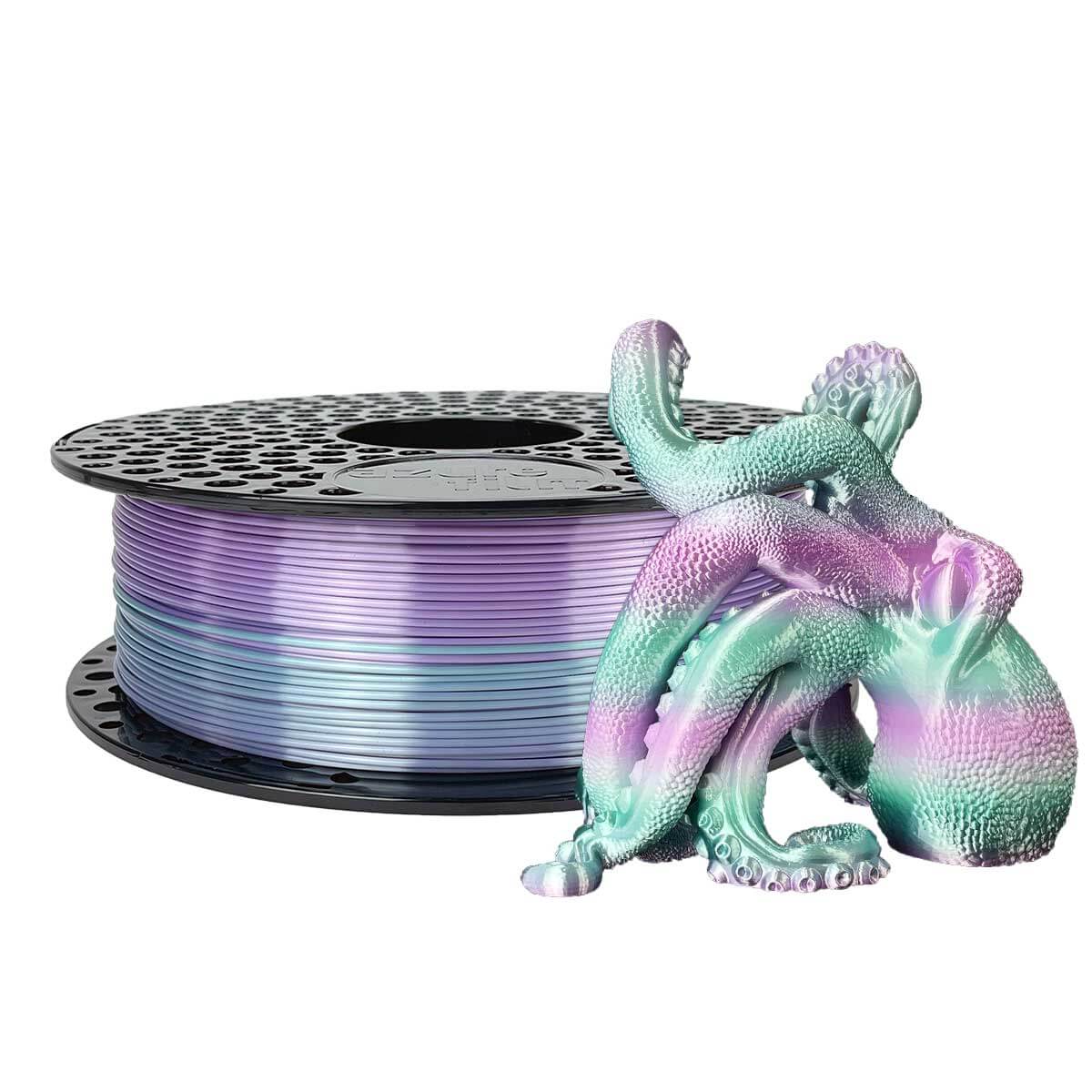 Azurefilm PLA Silk Filament Rainbow Aurora 1000g